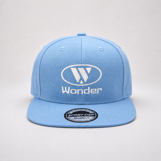 Casquette Wonder Snapblack Bleu Ciel